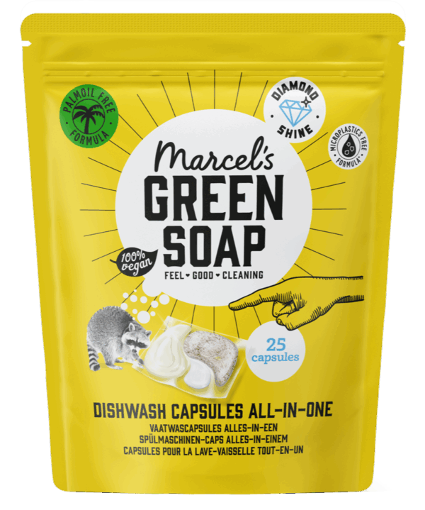 Marcels Green Soap Vaatwas Capsules Alles-In-Een