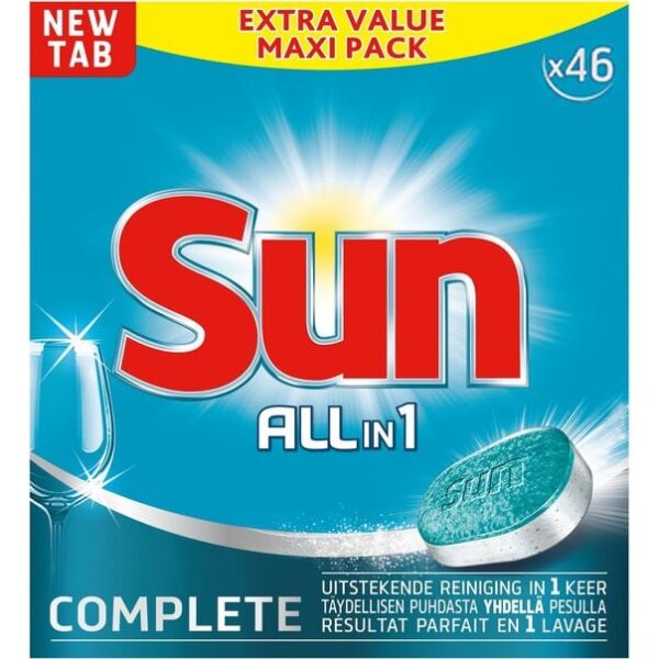 Sun sun all in 1 vaatwastabletten 46 Lemon